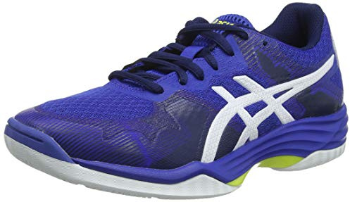 ASICS Women's Gel-tactic Volleyball Shoes, Blue Asics Blue White 400, 4.5 UK