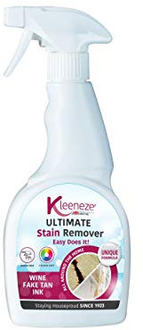 Kleeneze Quitamanchas definitivo: elimina las manchas más duras, incluyendo: vino tinto, bronceado falso, tinta, chocolate, manchas de hierba, remolacha, té, café, jugo de frutas, barro, suciedad