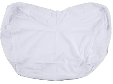 Maximex Ersatz Seitenschläferkissenbezug mit Reißverschluss, 100% Baumwolle, Waschmaschinengeeignet, Seitenschläferkissen Bezug, 52 x 0,5 x 40 cm