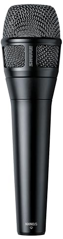 Shure Nexadyne 8/S - SuperCardioid Dynamic Vocal Microphone with Dual-Engine Technology, Focused Sound Capture, Reliability - Ideal for Vocalists Needing Maximum Isolation, Precise Sound Control