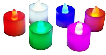 Generic Bougies chauffe-plat LED sans flamme | Bougies LED à piles | Bougies chauffe-plat électriques