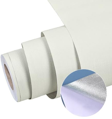 Carta da parati autoadesiva, 60 cm x 500 cm, a prova di olio, pellicola metallica in alluminio, vinile decorativo per mobili da cucina, armadi e tavoli