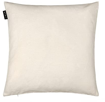 LINUM Annabell Elegant Kissenhülle 50x50 cm, 100% Baumwolle, Maschinenwaschbar, Baumwollbeige