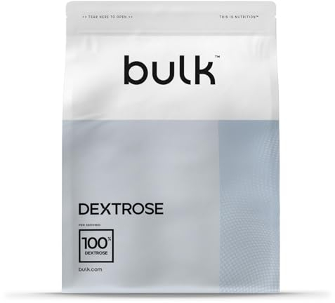 Bulk Dextrose Pulver, Kohlenhydrat-Pulver, D-Glukose, 2,5 kg