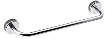Kapitan Towel Bar Rail - 40 cm / 15.75 inches, Stainless Steel, Self Adhesive OR Screws Mounting, Bathroom, Kitchen Rack, INOX 18/10, Polished Finish, Made in EU, 20 Years Warranty…