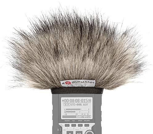 Gutmann Microfono protezione antivento pelo per Sony ICD-SX733 Premium Edition LYNX con rivestimento interno