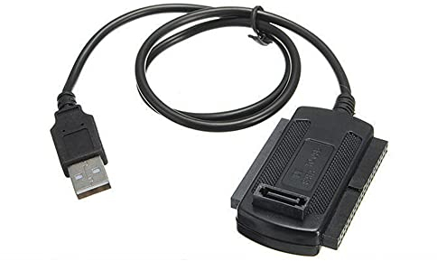 Bolwins B95S Festplattenadapter – USB 2.0 auf IDE/SATA Konverterkabel für 2,5 & 3,5 HDD/SSD – Einfaches Datenübertragen und Backup ohne Treiberinstallation