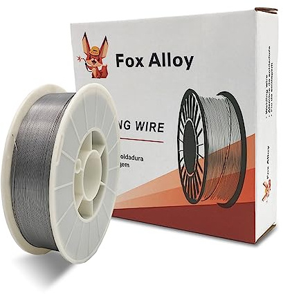 Fox Alloy E71T-GS 0.035'' 10 LB Flux Core Gasless Mig Wire Spool Welding Wire Mild Steel Filler Meta (0.035'')