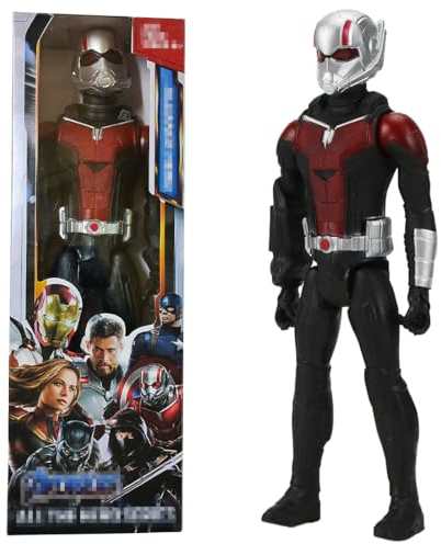 Philoctes Superhero Action Figur, Kinder Anime Figuren, Kopf und Arme Drehbar Figuren, Spielzeugfigur, Charaktere Statue Collectibles, Spielzeug Geschenk für Kinder ab 4 Jahren Jahren(Schwarz-2)