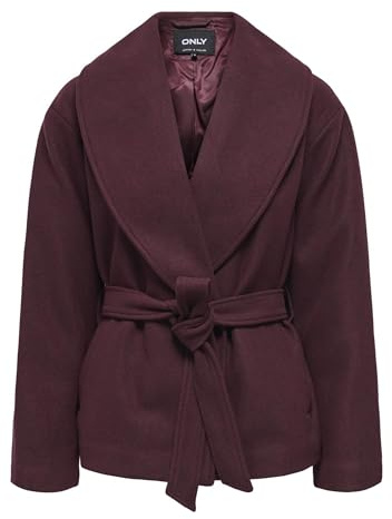 ONLY Onlaugusta Life OTW Noos Manteau court pour femme, Port Royale, M