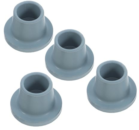 FRCOLOR 4pezzi Piedini in Gomma Antiscivolo e Resistenti per Sedia da Doccia Foro da 28,5mm, Accessori per Bagno per Ospedali e Case