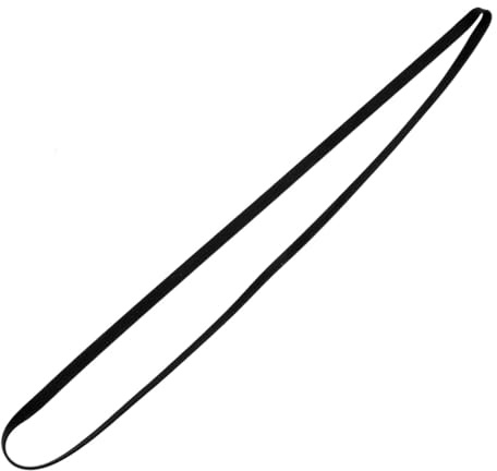 Artibetter Cinghia di Gomma Nera per Giradischi Fonografico 49cm, Accessorio di Ricambio per Registratori a Nastro e Fonografi, Compatibile Giradischi in Vinile, Facile da Installare