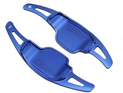 Dnhqknoaf Levas Cambio Extensión Para Buick Para Regal Para GS Para LaCrosse Para GL8 Para Verano Volante De Aluminio Paletas Cambio Marchas Cubierta Extensión(Azul)
