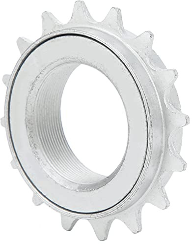 16T Zahnkranzkassette, Edelstahl Single Speed Schwungrad Fahrradzubeh?r Freilauf-Ritzel 16 Z?hne f¨¹r MountainbikesAnd Spare Parts