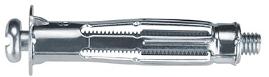 PROFIX Cheville Molly métallique à Expansion pour Corps Creux avec vis 6x37 - Boite de 50 - Cheville Fixation