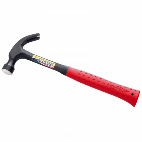 E3/20C Curved Claw Hammer - Red Vinyl Grip 560g (20oz)