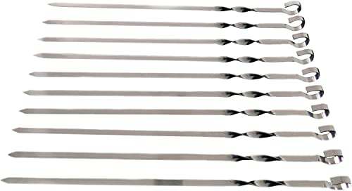 10 Barbecue Skewers Shashlik Skewers Meat Skewers Schampura (40 cm)