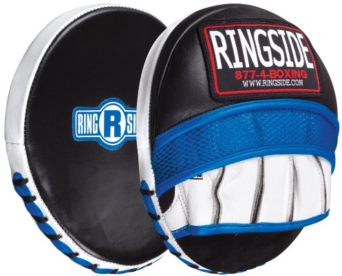Ringside Gel Micro Boxing MMA Punch Mitts (Pair) , blue/black, Small