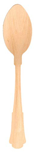 Garcia de Pou 100 Unidades - 189.42 Cucharas Classic, 20 Cm, Natural, Madera