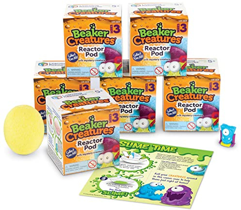 Learning Resources Beaker Creatures 6-Pack Reactor Pods, Series 3
