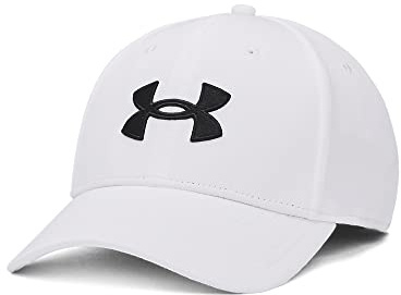 Under Armour M Blitzing Low STR - Hats - Headwear - White/Black - Size: M/L