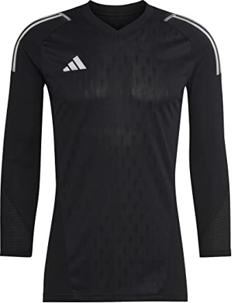 adidas Men's Jersey (Long Sleeve) Tiro 23 Pro Long Sleeve Goalkeeper Jersey, Black, HK7664, Size S