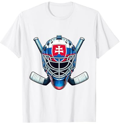 Slovakia Ice Hockey Flag Helmet Sport T-Shirt