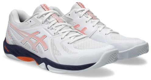 ASICS Blade FF 1071A093-103, Men Squash Shoes, White, 46 EU
