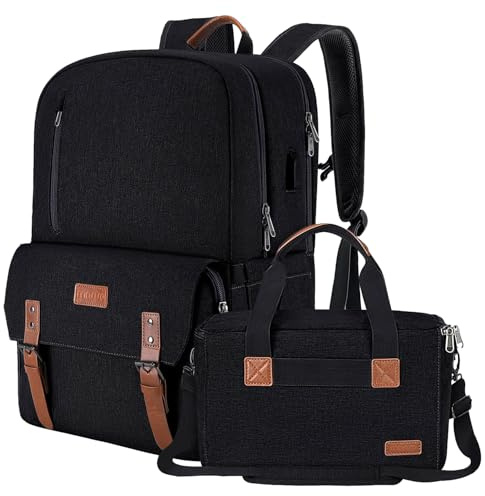 MOSISO Kamera Rucksack 17,3 Zoll, DSLR/SLR/Spiegellose Hülle mit Laptopfach & Eingebaute Fotografie Einsatztasche&USB-Ladeanschluss&Regenschutz Kompatibel mit Canon/Nikon/Sony/Laptop,Schwarz