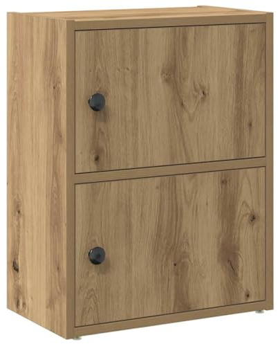 vidaXL Bibliothèque chêne Artisanal 40x24x52 cm Bois d'ingénierie, étagère à Livres, Support de Rangement, Support à Livres, Armoire de Rangement