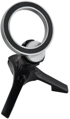 Kioiner - Soporte magnético para teléfono de coche, 360 °Rotación, gancho metálico, triangular estable accesorio para todos los smartphones