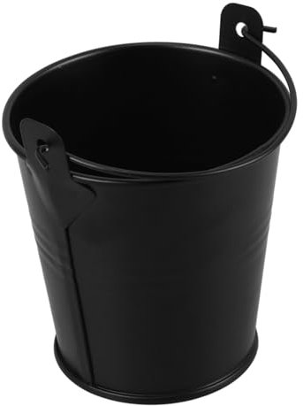 Abaodam 3 Pièces Seau à Graisse de Barbecue Seau de Récupération Huile Accessoire de Grillade pour Extérieur Noir Outil pour Barbecue et Cuisine