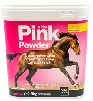 NAF Pink Powder 2.8kg – Advanced Gut & Condition Supplement for Horses – With Live Yeast, Prebiotics, Vitamins & Minerals – Supports Digestion, Immunity & Vitality