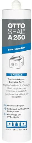 OTTOSEAL A 250 Dachdecker- und Spengler-Acryl 310 ml Kartusche C30 glasklar