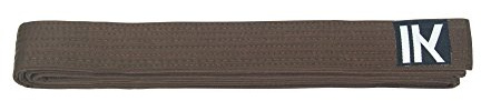 IKKEN Karate Judo Taekwondo Belts Colours | Plain & Striped (Brown, 300cm)