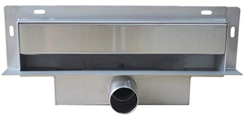 Canalina di scarico doccia a parete WD-GT02 - scarico a scomparsa - lunghezza selezionabile, Lunghezza:900mm