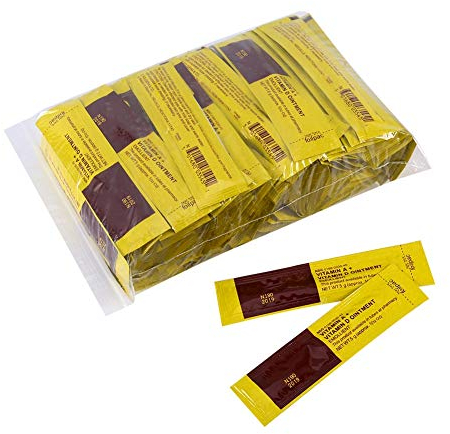 Tattoo Aftercare Cream Vitamina A & D Unguento antimacchia per trucco permanente Body Art Tattooing Faster Healing per Tattoo Enthusiast (100Pcs / Set)