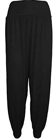 Kids Girls Harem Alibaba Pant Trouser Age 5-13 Years (Black, 7-8 Years)