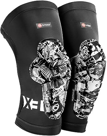 G-Form Pro-X3 Mountain Bike Knieschützer - Knieschützer für Damen und Herren - Street Art, Erwachsene XXL