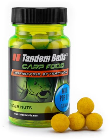Tandem Baits Karpfen Futter Angelfutter Pop Ups Boilies Zig Rig Chod Rig Hakenköder Carp Food Perfection Mini Pop-Up 12 mm 30 g Erdmandel