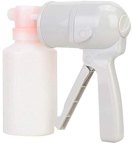 LMEILI Manuelle tragbare Saugpumpe, manuelle Saugpumpe, tragbare weiße Handhilfe, Saugpumpe, Haushaltstherapie-Kit, ältere Menschen und Kinder, leicht zu reinigen