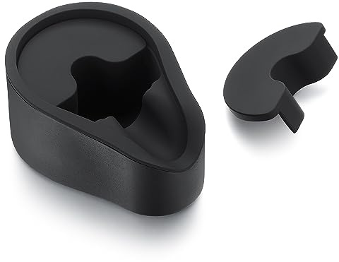 Normcore Tamper Station 58 mm – manipuleringsstation tillverkad av rostfritt stål, silikon för filterhållare, tryckstation för espressofilterhållare på 54 mm 58 mm, svart