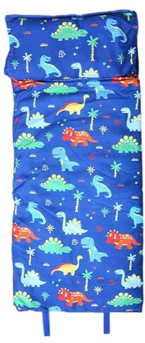 jyibinee Tapis de sieste de camping en plein air pour enfant doux et lavable Motif dessin animé imprimé dinosaure