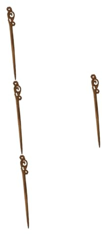 Ipetboom 4pezzi Bacchetta Per Di Sandalo Vintage Accessorio Per Stile Cinese Perfetta Per Han Matrimonio e Occasioni Speciali