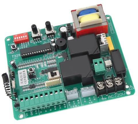 Universal Control Board for Sliding Gate Drive, High Sensitivity Main Electronic Control Board for Sliding Gate Motor and Accessories, Easy Installation and