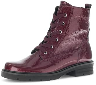 Gabor Bottines 4.651 pour femme en rouge verni/brossé, rouge, 38.5 EU