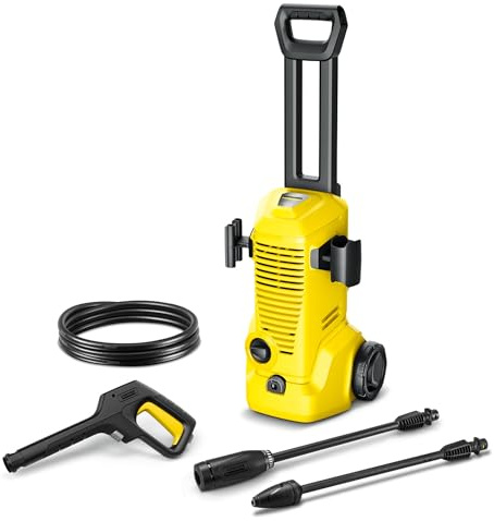 Kärcher high-pressure washer K 2, pressure: max. 110 bar, flow rate: 360 l/h, area: 20 m²/h, weight: 4.2 kg, high-pressure gun, high-pressure hose, dirt blaster