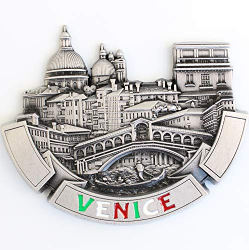 3D - VENICE ITALY ST. MARK'S BASILICA Metal Fridge Magnet Sticker City Holiday Souvenir Travel Memory on Refrigerator Gift