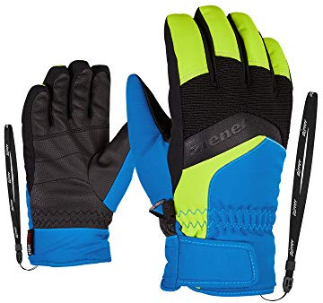 Ziener Jungen LABINO AS(R) Glove junior Ski-Handschuhe/Wintersport | Wasserdicht, Atmungsaktiv, Persian Blue, 7