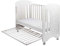 Interbaby CUNA11C Lovely Premium - Kinderbett mit Matratze, weiß, 21.7 kg